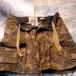 Camouflage Cargo Shorts Mens Sz36